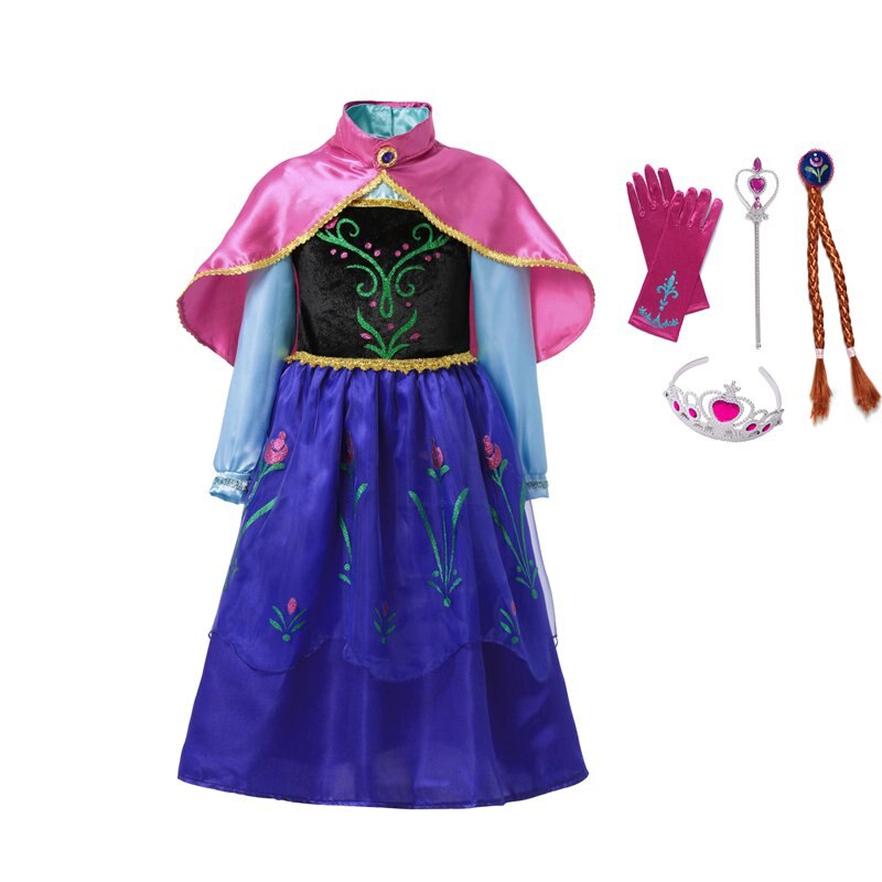 Fantasia Princesa Anna Inverno (Frozen)