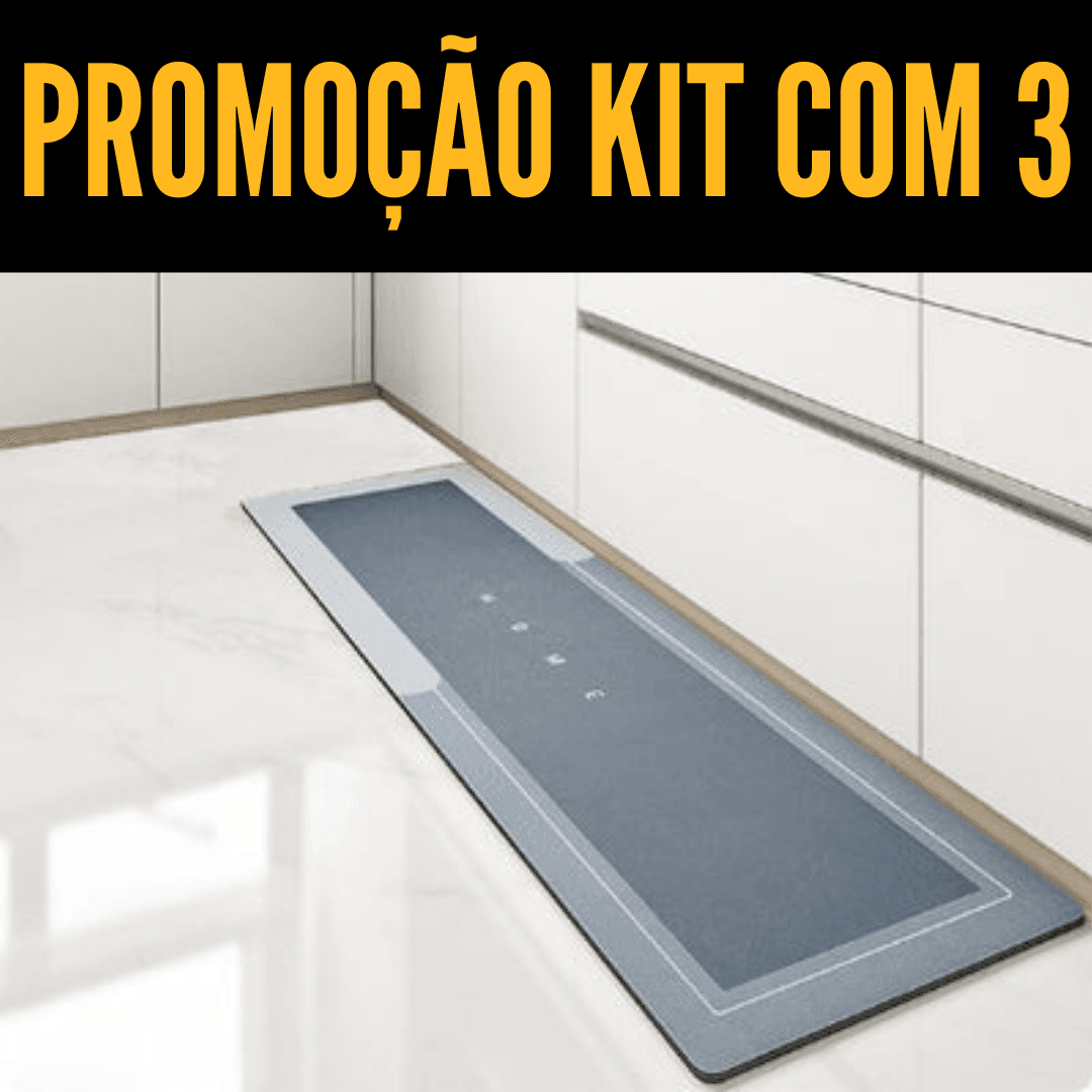 Tapete Antiderrapante e Absorvente Premium - Lojas Versalla