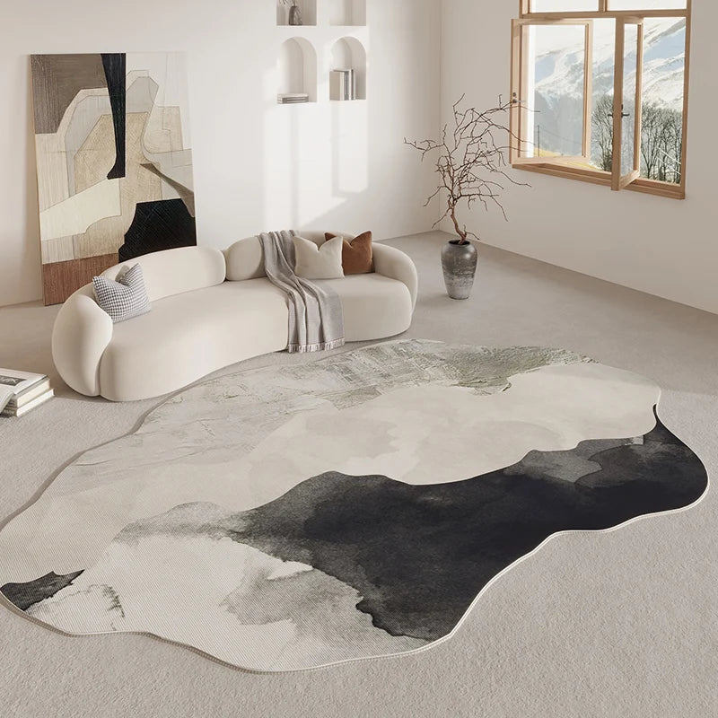 Tapete Irregular Macio Espessado Retrô Morada  Versalla