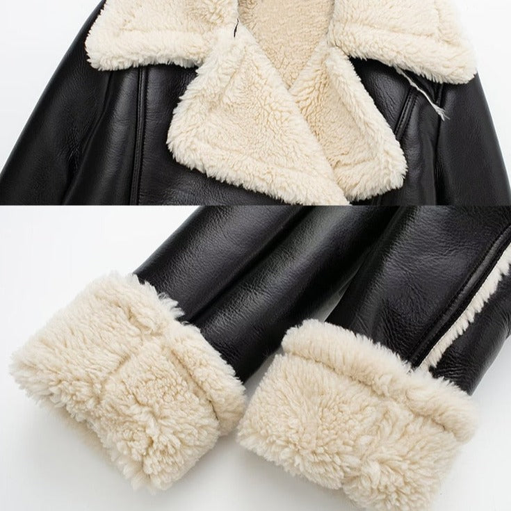 Jaqueta de Couro Feminina