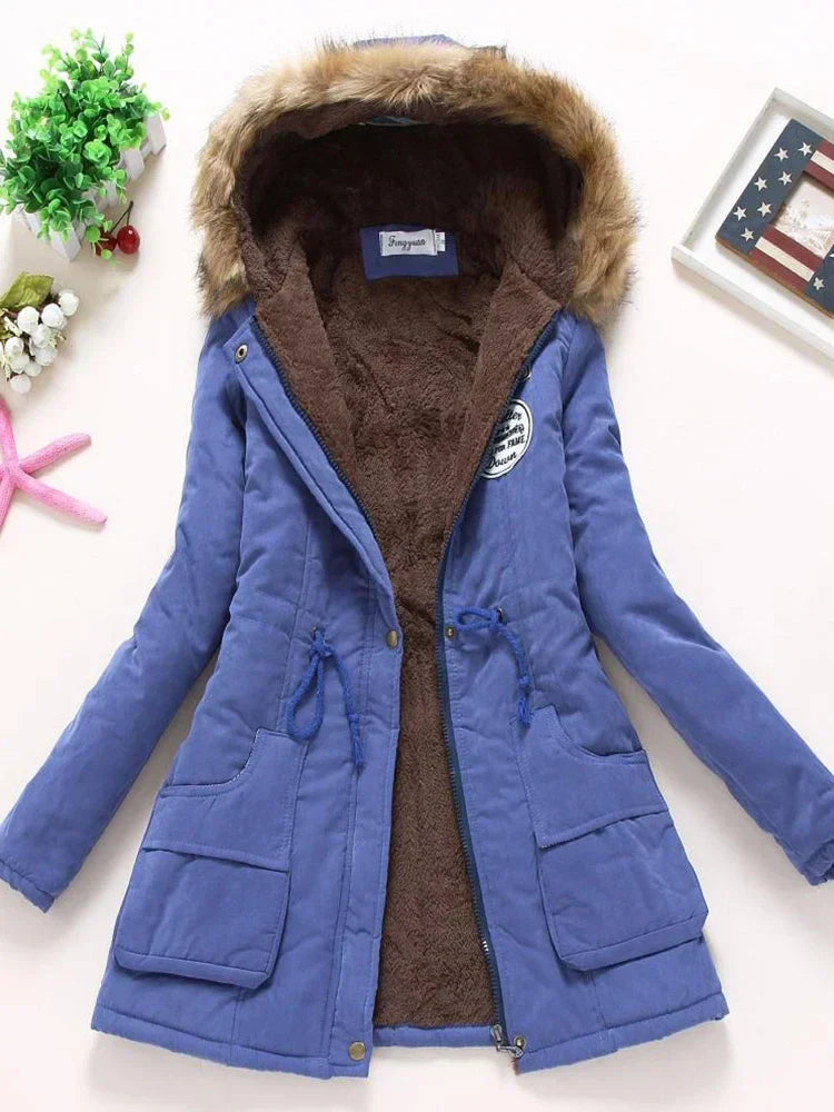 Jaqueta Parka Feminina Acolchoada com Saphira