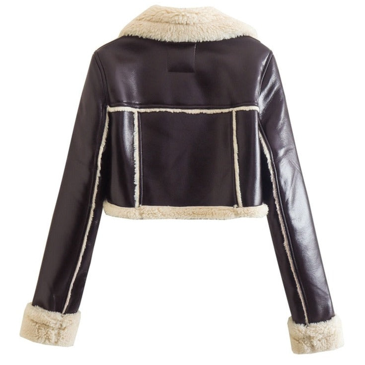 Jaqueta de Couro Feminina