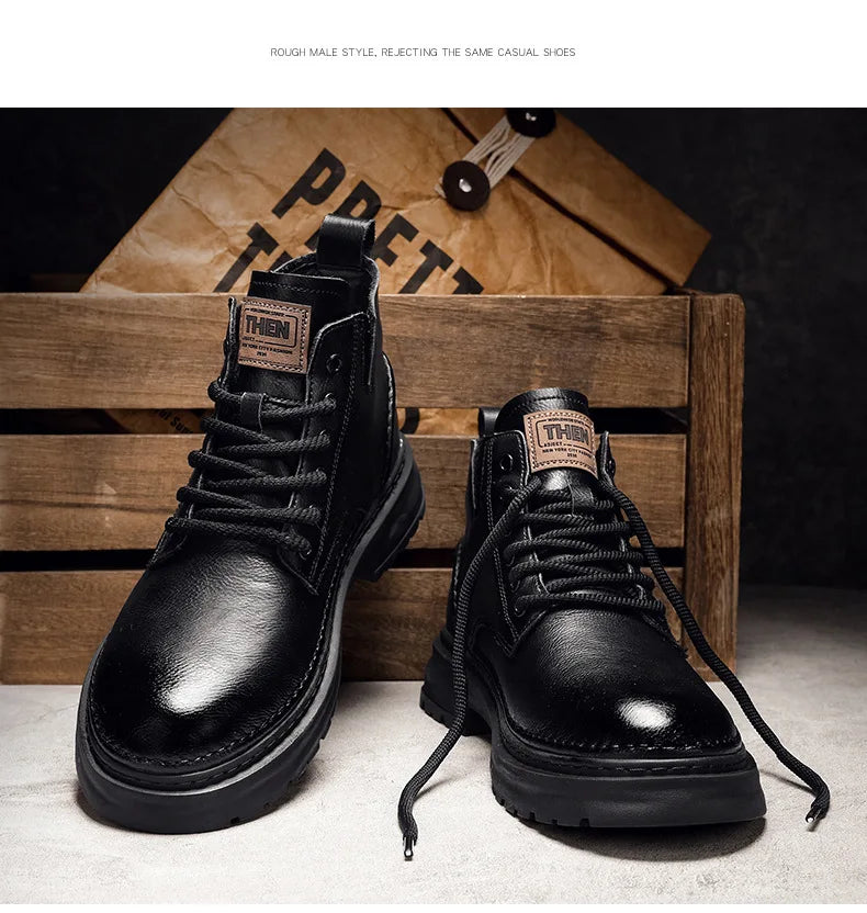 Bota Ironman Masculina de Couro