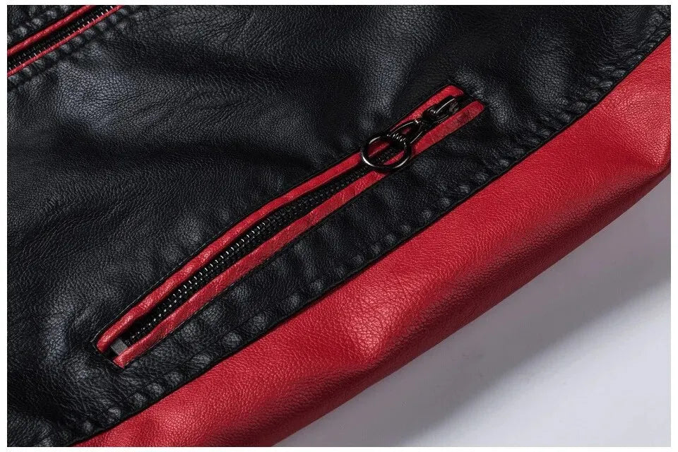 Jaqueta Masculina Motoqueiro Slim Impermeável ST