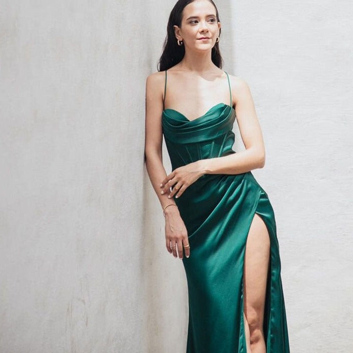 vestido longo élise