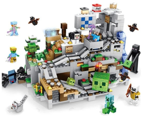 Caverna da Montanha Minecraft (1.000 Peças) - Lojas Versalla