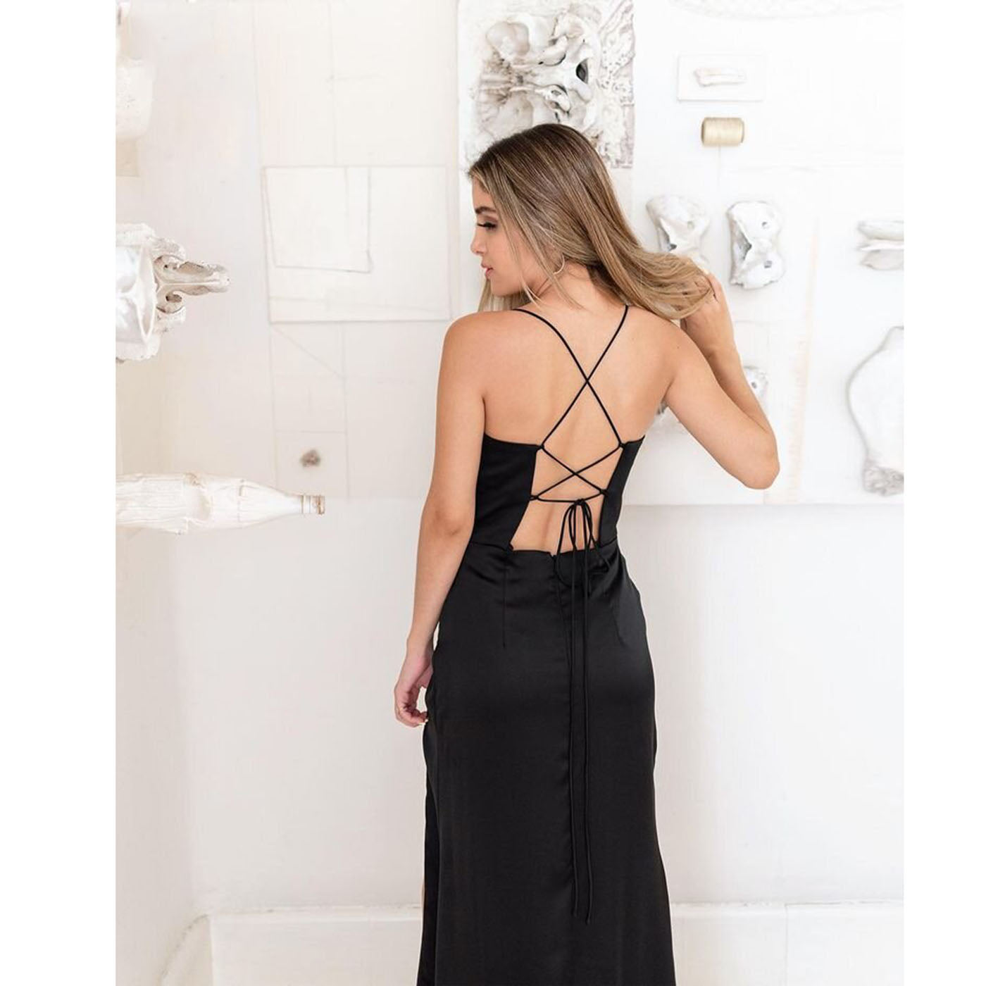 vestido longo élise