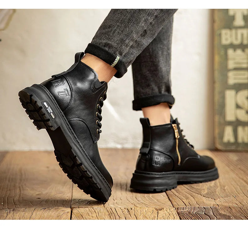 Bota Ironman Masculina de Couro