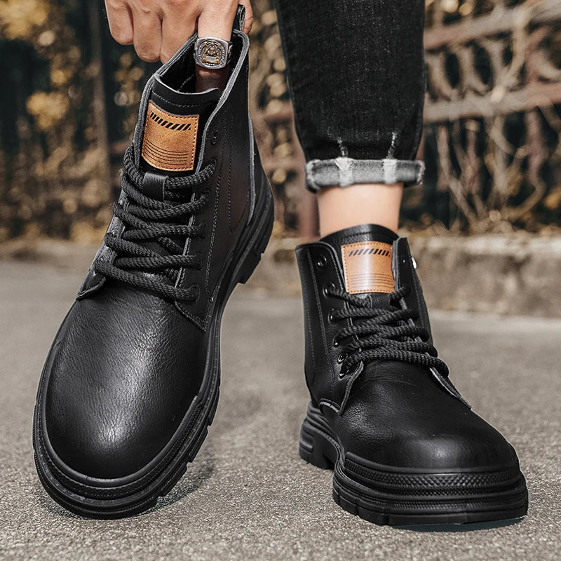 Bota de Couro Inverno Masculina Florence Ultimax