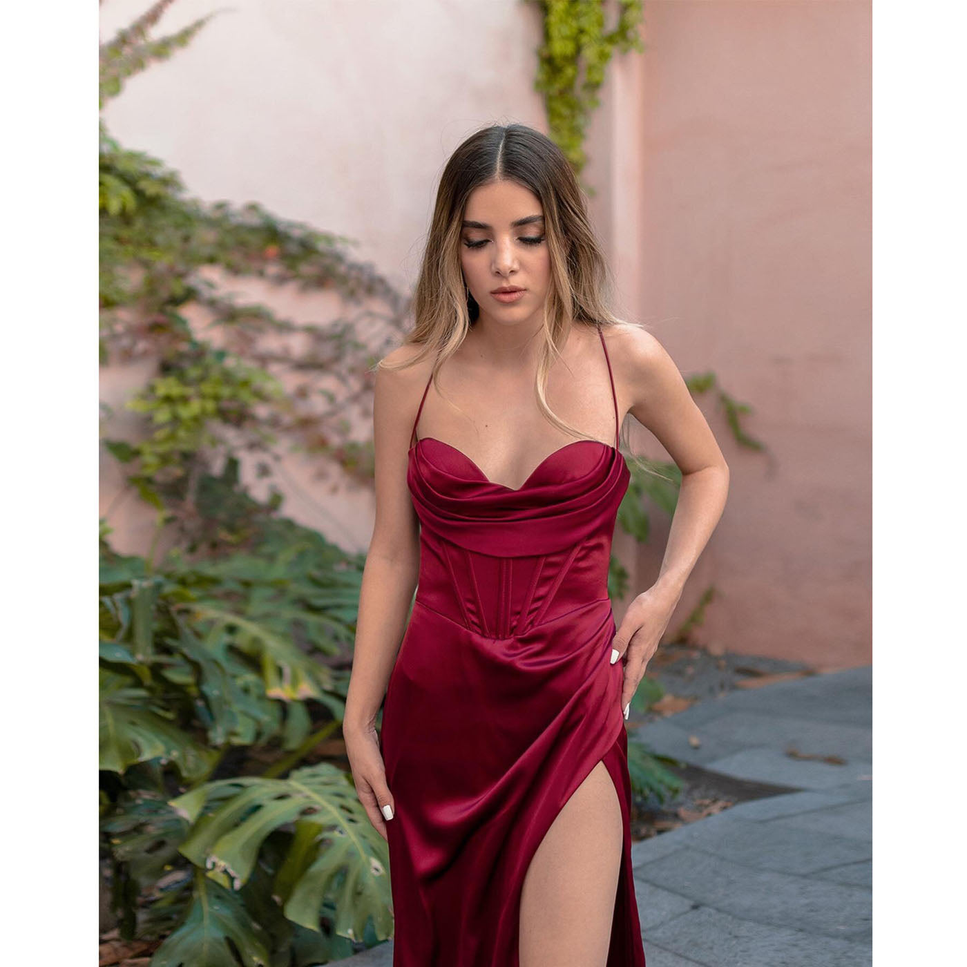 vestido longo élise