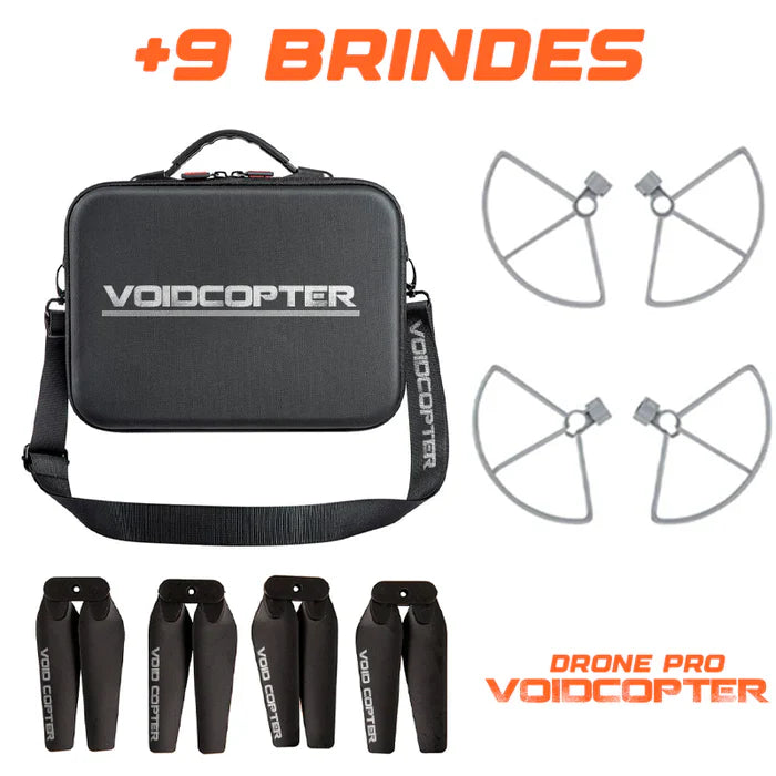 Drone Profissional 5KM com Câmera Dupla 4K HDR + Drone Profissional 5KM com Câmera Dupla 4K HDR  + VoidCopter + BRINDES ( PROMOÇÃO 2025 ) Lojas Versalla