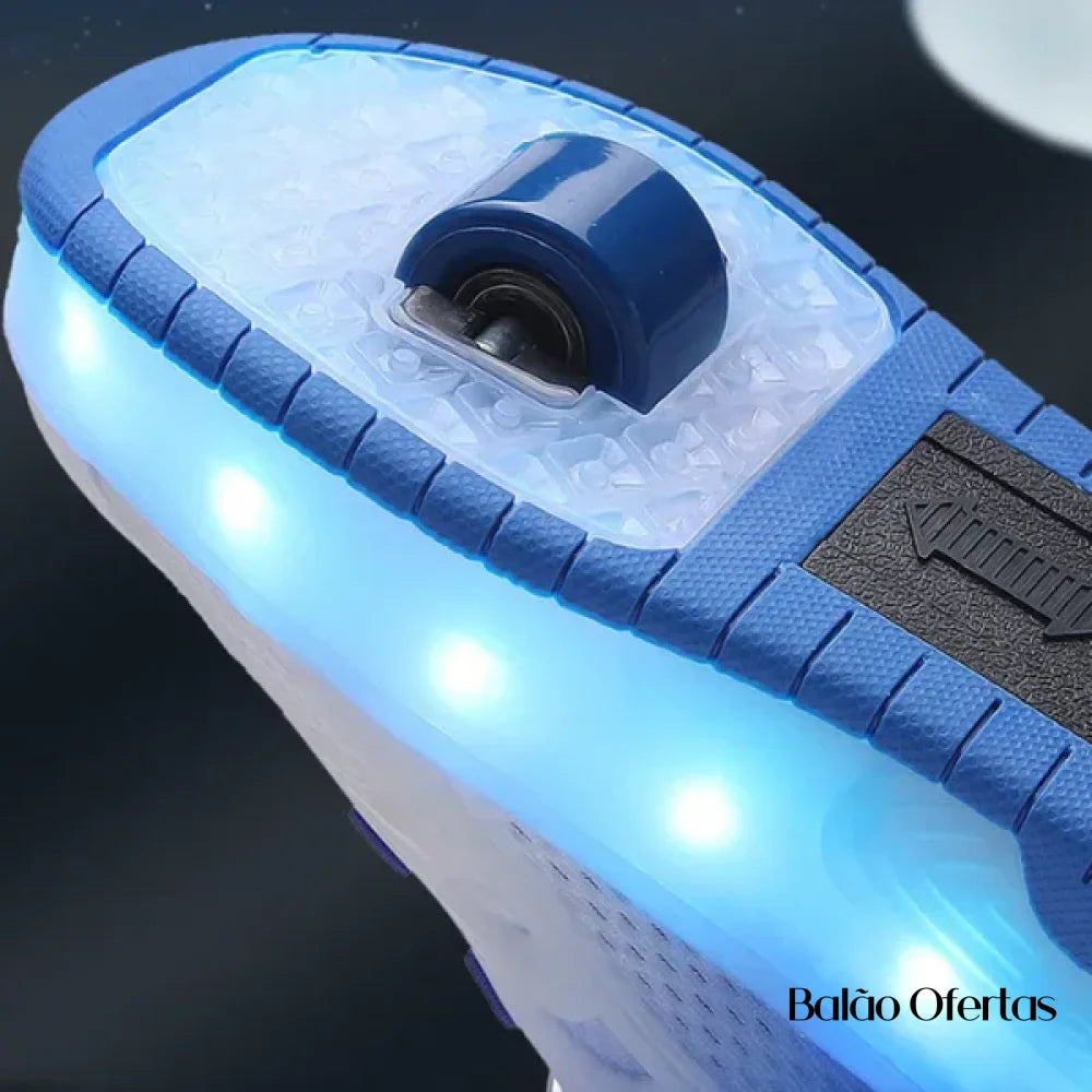 Tênis Infantil Pumello com Rodinhas e Luzes LED - Loja Versalla