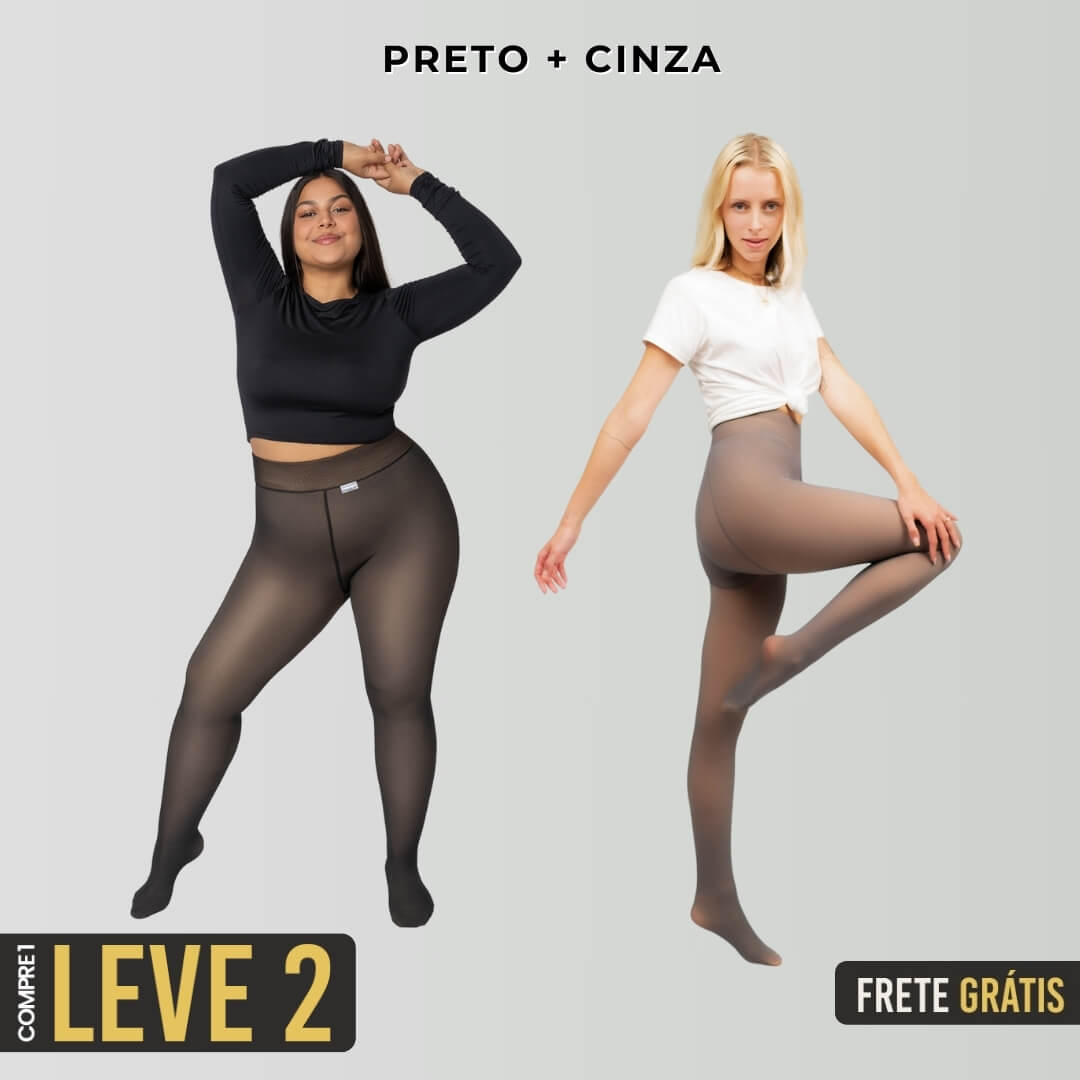 Meia-Calça Peluciada com Lã [Compre 1 & Leve 2]