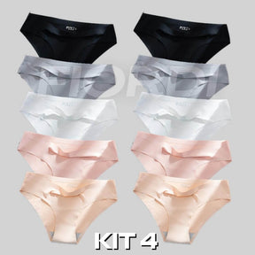 Kit Calcinhas Seda Serena™ [Compre 5 & Leve 10]
