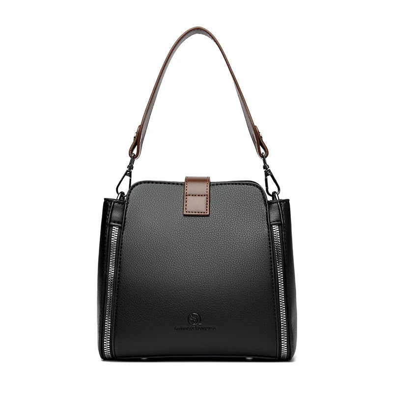 Bolsa Feminina Tiracolo Carolina: Feita em Couro Sintético