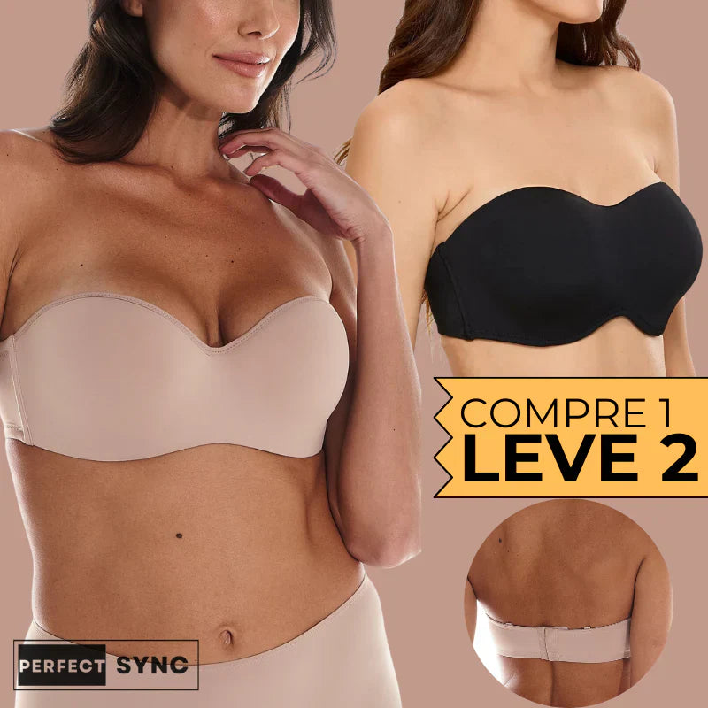 Sutiã Comfort Tomara que Caia - Sustentação Perfeita Sem Alças - [COMPRE 1 LEVE 2] - Lojas Versalla