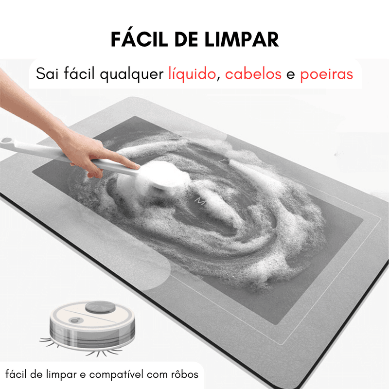 Tapete Antiderrapante e Absorvente Premium - Lojas Versalla