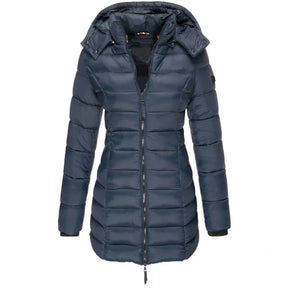 Casaco Feminino de Inverno com Capuz e Zíper - Acolhedor, Elegante e Leve - (Promoção de Inverno 2026)