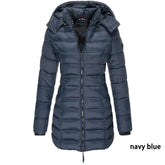 Casaco Feminino de Inverno com Capuz e Zíper - Acolhedor, Elegante e Leve - (Promoção de Inverno 2026)