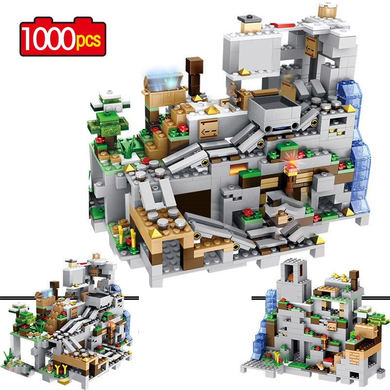 Caverna da Montanha Minecraft (1.000 Peças) - Lojas Versalla