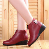 Bota de Couro Cano Curto Marie