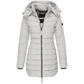 Casaco Feminino de Inverno com Capuz e Zíper - Acolhedor, Elegante e Leve - (Promoção de Inverno 2026)
