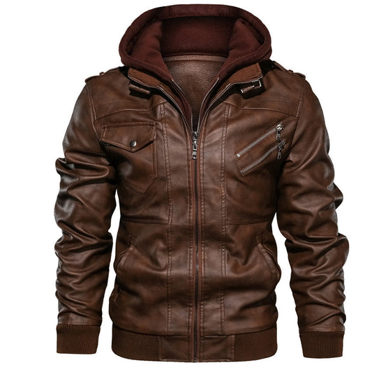 Jaqueta Masculina de Couro Dover - Loja Versalla