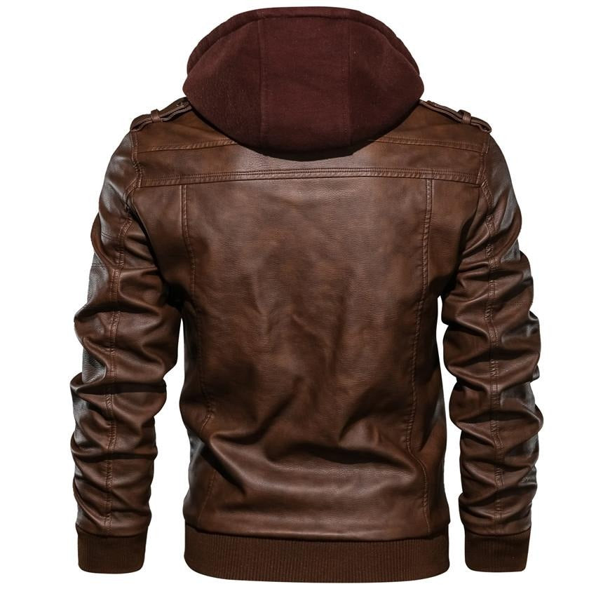 Jaqueta Masculina de Couro Dover - Loja Versalla