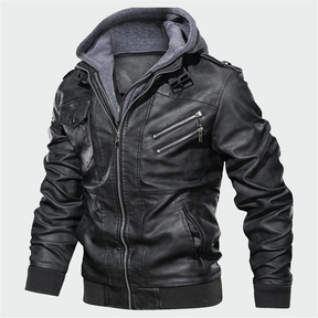 Jaqueta Masculina de Couro Dover - Loja Versalla