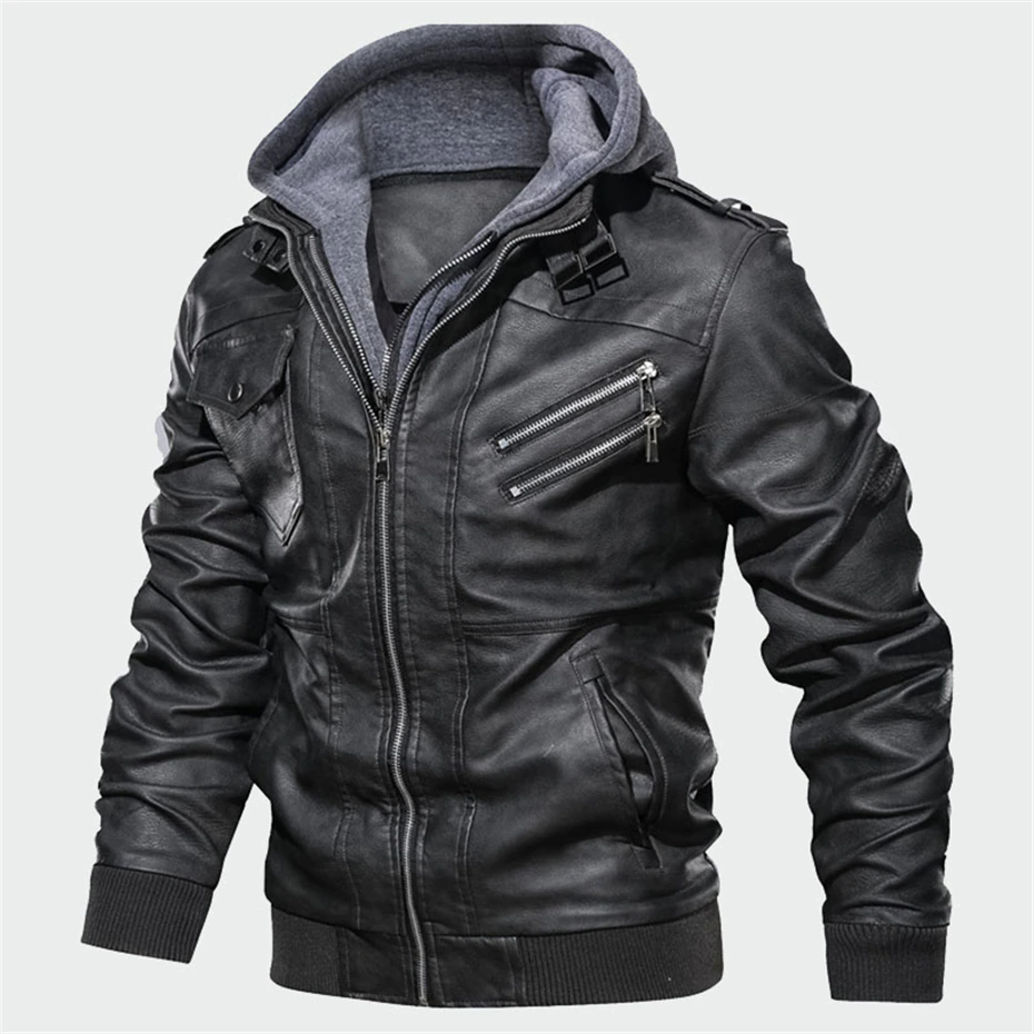 Jaqueta Masculina de Couro Dover - Loja Versalla