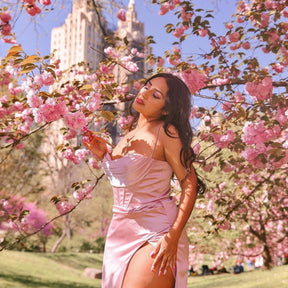 vestido longo élise