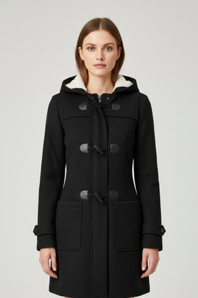 Casaco Feminino Básico com Capuz e Zíper - Sobretudo Casual para Outono/Inverno - (Promoção de Inverno 2026)