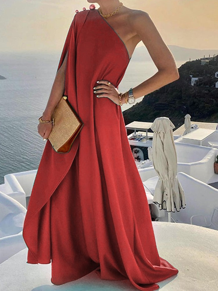 Adentre um mundo de elegância e sofisticação com o Vestido Longo Ayla da Versalla. Feito com tecido luxuoso de poliéster e design único de alça única, este vestido oferece conforto excepcional e estilo inigualável. Com estoque limitado, garanta o seu agora e destaque-se em qualquer ocasião.