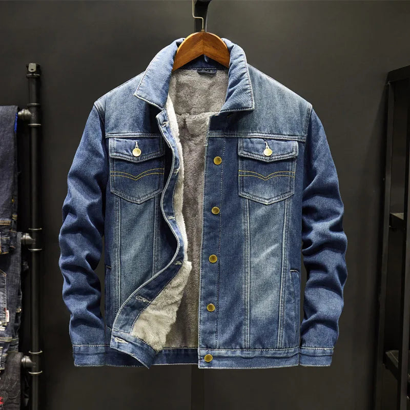 Jaqueta Jeans Masculina OV ( PROMOÇÃO DE INVERNO )