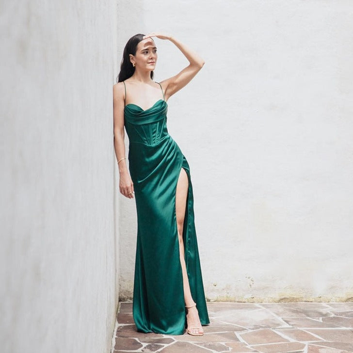 vestido longo élise