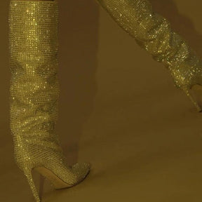 bota feminina amarela