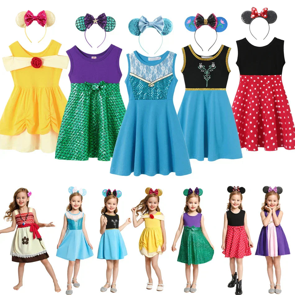 Vestido Princesas Encanta Verão