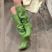 bota feminina verde