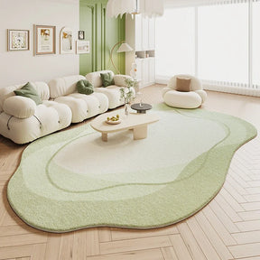 Tapete Sala De Estar Creme Irregular - Lojas Versalla