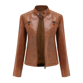 Jaqueta Feminina Casual com Zíper Estilo Streetwear - (Promoção de Inverno 2026)