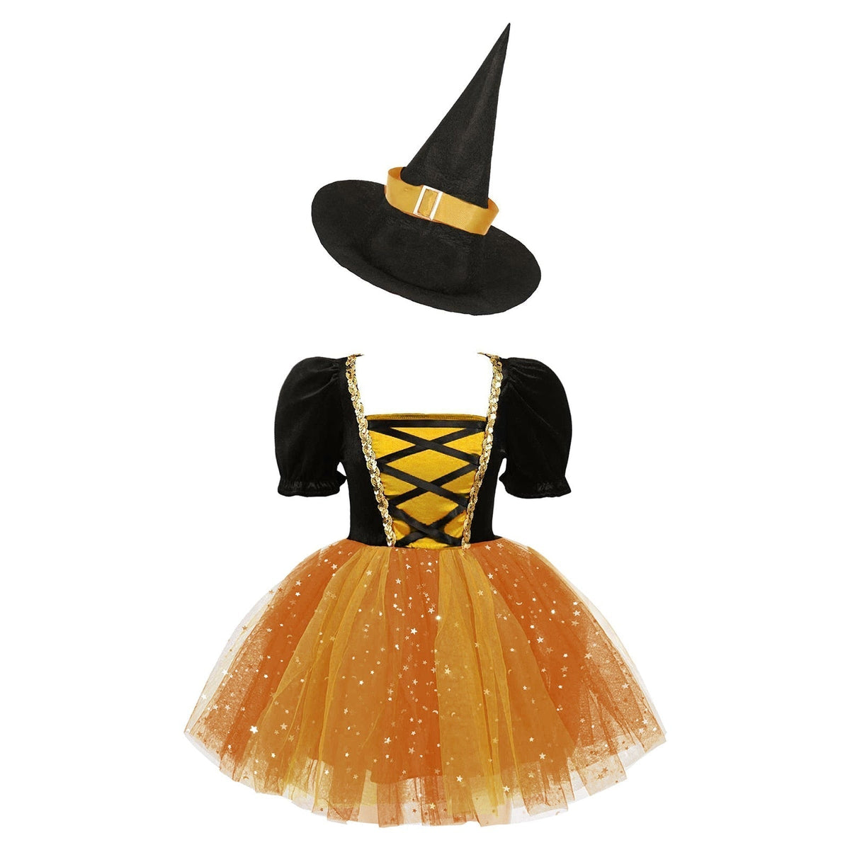 Vestido Bruxinha Toque de Luz