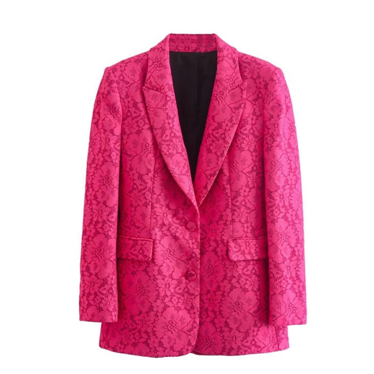 blazer rosa