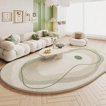 Tapete Sala De Estar Creme Irregular - Lojas Versalla