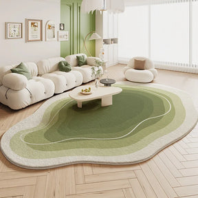 Tapete Sala De Estar Creme Irregular - Lojas Versalla