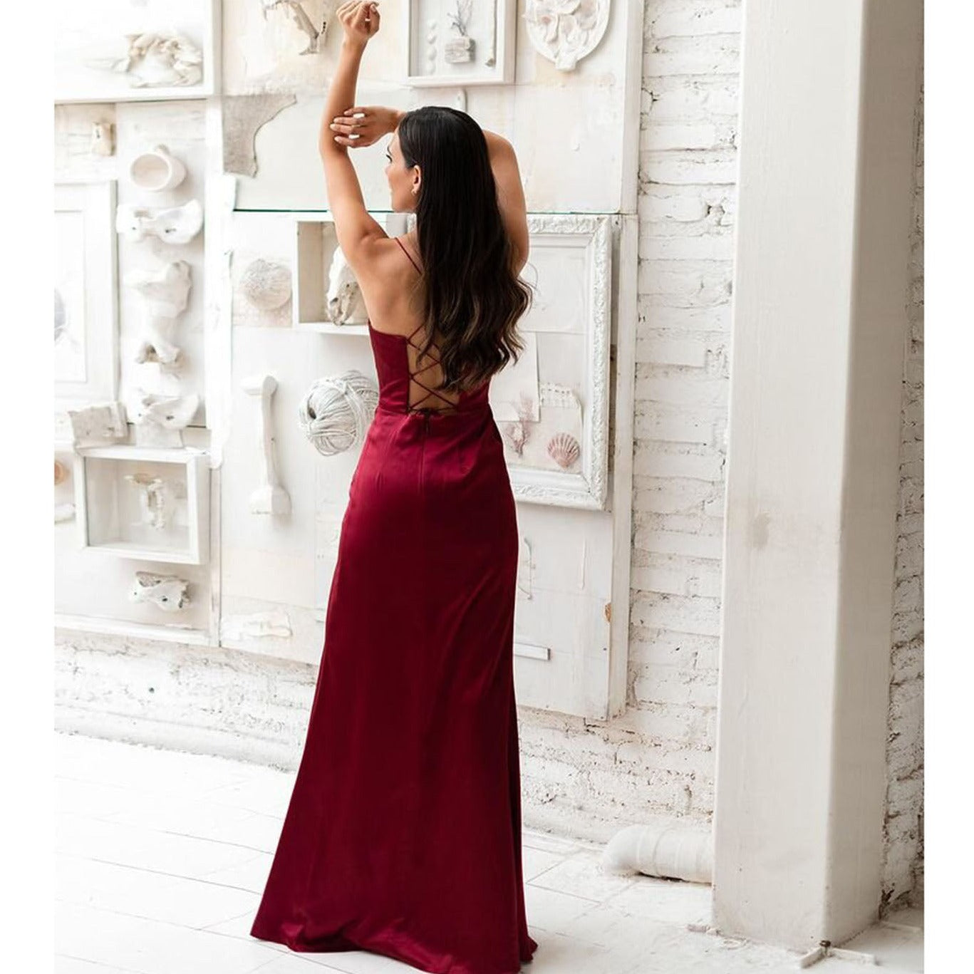 vestido longo élise