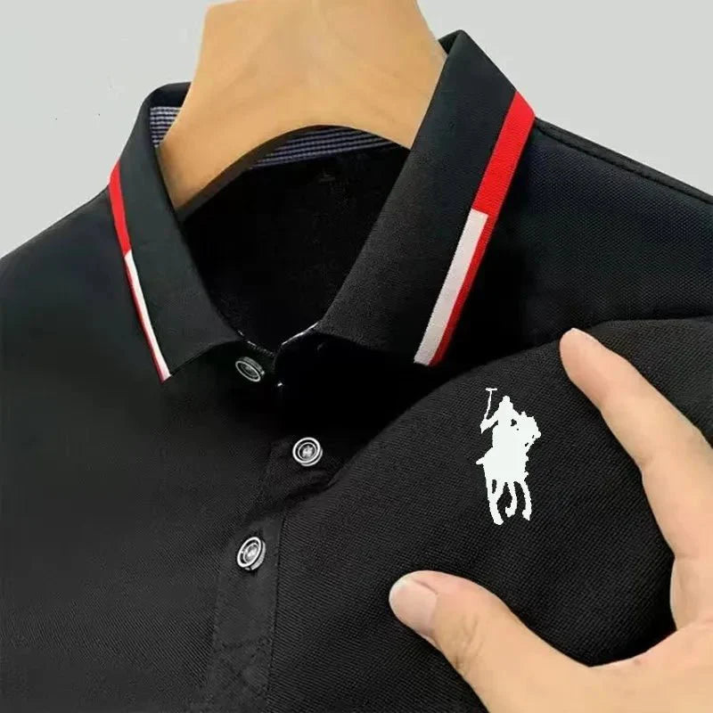Camisa Masculina Polo Casual Simples Manga Curta - Lojas Trazida Home