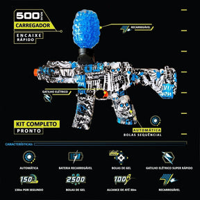 Lançador OrbiGel M4 - Azul - Versalla( PROMOÇÃO 2025 )