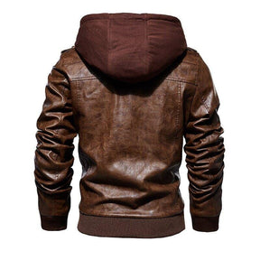 Jaqueta de Couro Masculina Premium - LeatherScraf - Loja Versalla