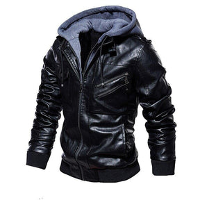 Jaqueta de Couro Masculina Premium - LeatherScraf - Loja Versalla
