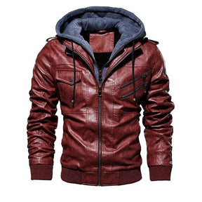 Jaqueta de Couro Masculina Premium - LeatherScraf - Loja Versalla